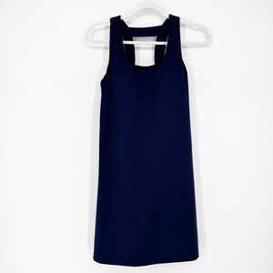 ATHLETA Navy Blue Dress Built-in Bra Style #819364 Small